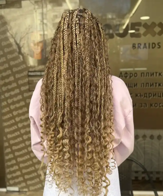Къдрици Ариел - T16/613 (Двуцветно русо) - 55 см - 100 гр - 1 брой в пакет - Изображение 2